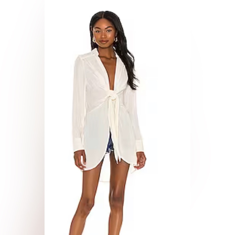Free People Worlds Apart Tunic XL brand new ivory